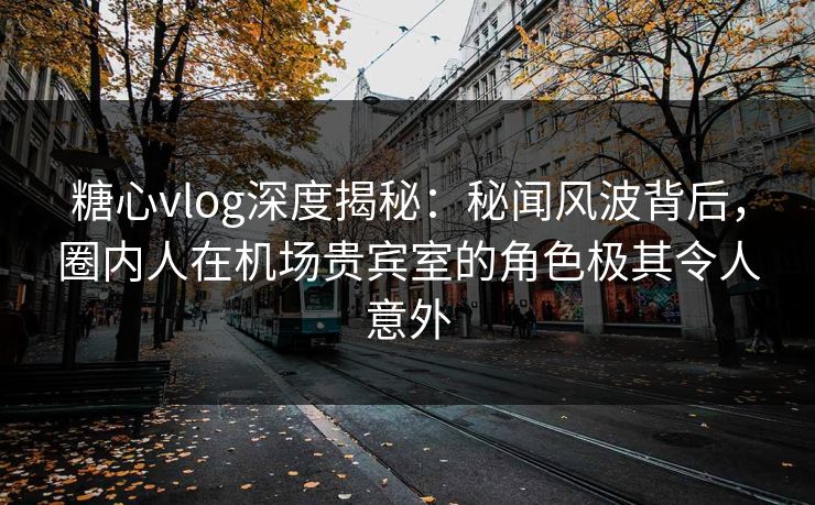 糖心vlog深度揭秘:秘闻风波背后,圈内人在机场贵宾室的角色极其令人意外 糖心vlog深度揭秘:秘闻风波背后,圈内人在机场贵宾室的角色极其令人意外